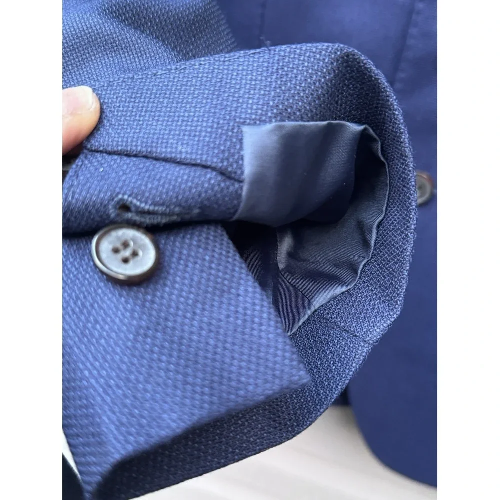 Suit Supply Havana Single Breasted Vitale Barberis Canonico Wool Blazer 36R 46R